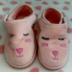 Anti slip slippers pink girls toddler mouse
